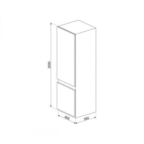 Smeg FC20XDNE - Frigorifero Combinato, NoFrost,...