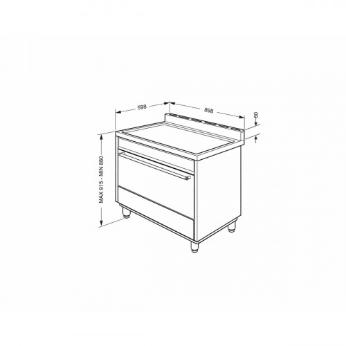 Smeg B901GMXI9 - Cucina a Gas, 5 Fornello(i),...