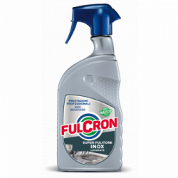 Fulcron 2562 Super Pulitore Inox, Detergente Acciaio Inox e Cromature, Spray 750 ml
