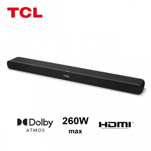 Soundbar TCL TS8111 Dolby Atmos 2.1 con Subwoofer integrato per TV &  Wireless Bluetooth