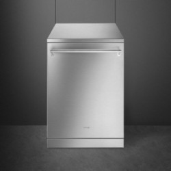 Smeg LVSP34BQSTX - Lavastoviglie da Libera Installazione, 14 Coperti, Classe B