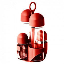 Abert 'Jolly', Menage: Olio aceto sale pepe, Corallo