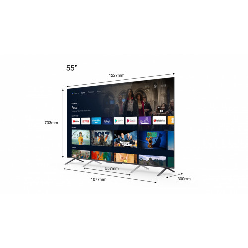 TCL 55C725 TV 139,7 cm (55") QLed 4K, HDR10+...
