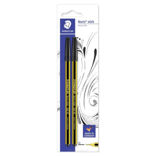 Penne a sfera Staedtler 434-03BK2I Noris Stick