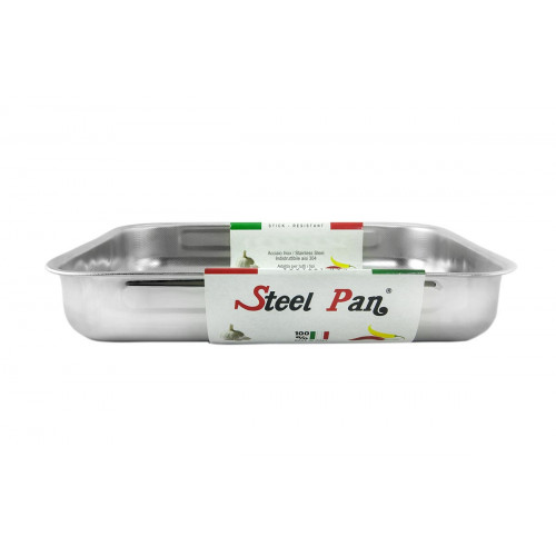 Steelpan Teglia Standard Alta 25x19x7 cm