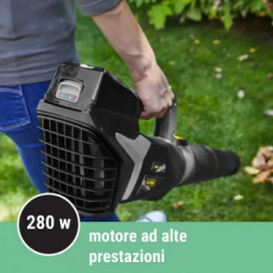 Alpina ABL 20 LI Kit Soffiatore 20V, 4Ah, 32m/s con Batteria e Caricabatt.