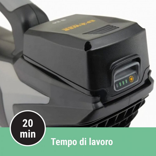 Alpina ABL 20 LI Kit Soffiatore 20V, 4Ah, 32m/s...