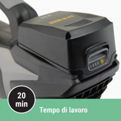 Alpina ABL 20 LI Kit Soffiatore 20V, 4Ah, 32m/s con Batteria e Caricabatt.
