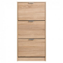 Kit Furniture Megan Scarpiera, 9 Paia, 3 Ante Ribalta, 58x18x119 cm, Sonoma