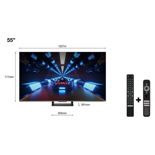 TCL 55C731 - Smart TV 55 pollici QLED 4K UHD,...