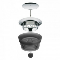 WMF 1.0L Brocca 1 L Nero, Trasparente