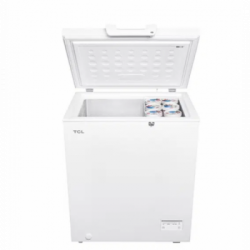 Tcl CF142EWE0 - Congelatore a Pozzetto, 142 Litri, Classe E, Bianco