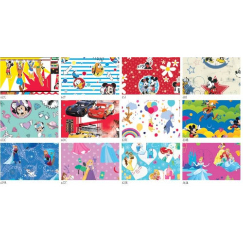 ROTOLINO CARTA REGALO FANTASIE ASSORTITE DISNEY...