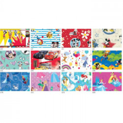 ROTOLINO CARTA REGALO FANTASIE ASSORTITE DISNEY MISURA 2M X 70CM