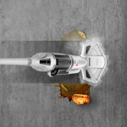 Deerma ZQ990W Pulitore a vapore Pulitore a vapore verticale 0,38 L 1300 W Nero, Bianco