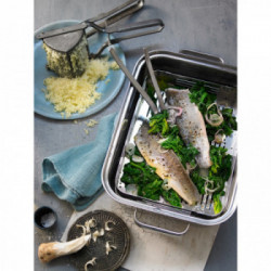 WMF 17.4101.6040 pentola per cottura a vapore 6,5 L Acciaio inossidabile