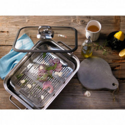 WMF 17.4101.6040 pentola per cottura a vapore 6,5 L Acciaio inossidabile