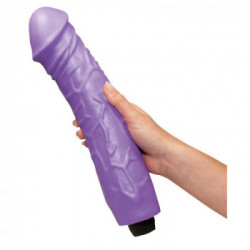 You2Toys Queeny Love Giant Lover - Vibratore Realistico, Extra Large, Viola, Richiede Batterie