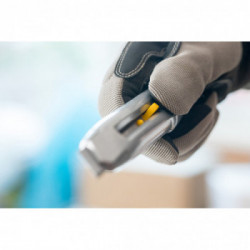Stanley 1-10-018 Taglierino Grigio, Giallo Taglierino a lama retrattile