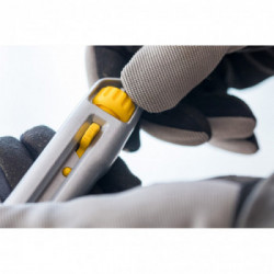Stanley 1-10-018 Taglierino Grigio, Giallo Taglierino a lama retrattile