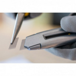 Stanley 1-10-018 Taglierino Grigio, Giallo Taglierino a lama retrattile