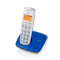 Brondi Bravo Gold 2 Telefono DECT Blu, Bianco Identificatore di chiamata