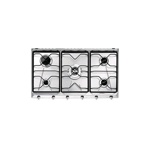Smeg SRV596-5 - Piano Cottura a Gas, Inox, 90 cm