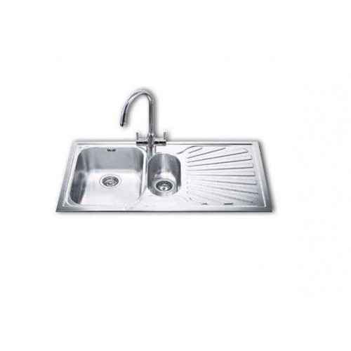 Smeg SP102D - Lavello ad Incasso, 2 Vasche,...