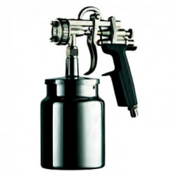 Aerografo professionale con serbatoio inferiore Alluminio 1000 cc a baionetta 1,7 mm IM
