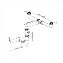 Smeg 3713 accessorio idraulico per lavandino Bianco