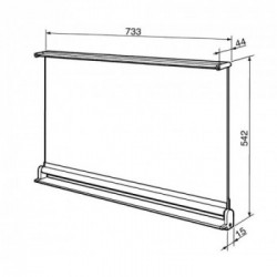 Smeg 7530X - Coperchio per Piani cottura, Comandi Laterali, 90 cm, Inox