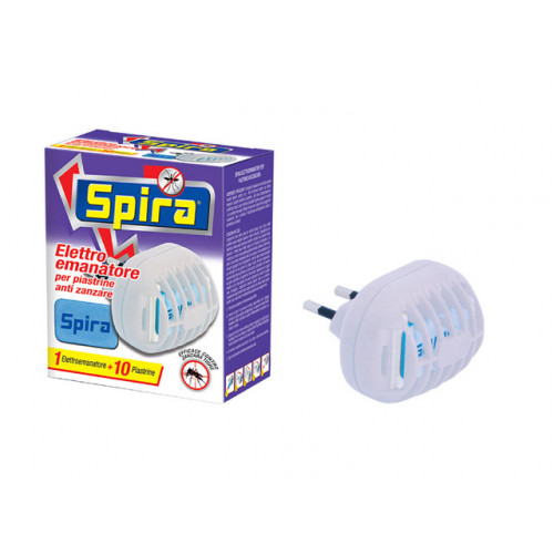 SPIRA ELETTROEMANATORE CON 10 PIASTRINE