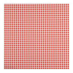 Tovagliato in rotolo per il taglio a metro Tela cerata h. 1,4 x L. 20 metri Quadri Rossi Collezione tavola