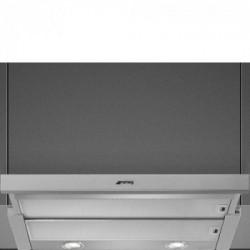 Smeg KSET600XE - Cappa Aspirante, Inox Satinato, 60 cm, 603 m³/h, C