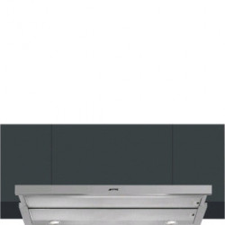 Smeg KSET900XE - Cappa Aspirante, Inox Satinato, 90 cm, 600 m³/h, C