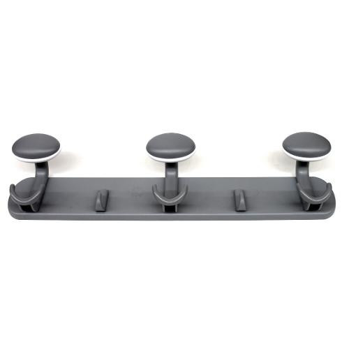 Tavoletta resina goffrata 3 posti grigio/bianco...