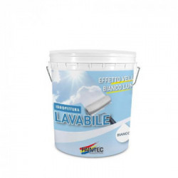 Idropittura murale lavabile bianca vaso Lt 14 per uso interno