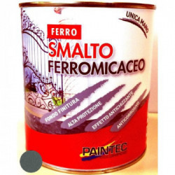Smalto sintetico ferromicaceo ad effetto antichizzante ml 750 color Antracite