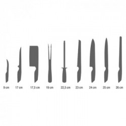 Inoxpran, Set 9 pz coltelli con custodia