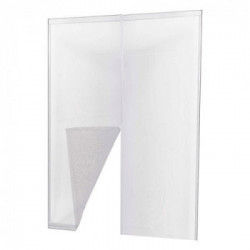IRS Zanzariera adesiva attaca&stacca per porte Bianco 140 cm x 250 cm