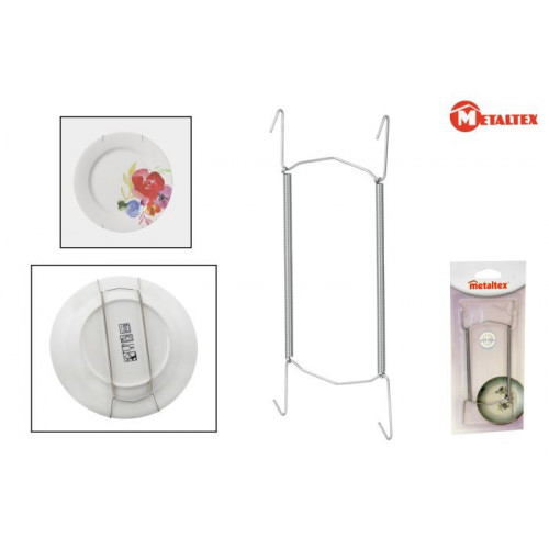 GANCIO PIATTI MURO METALTEX BL  209002