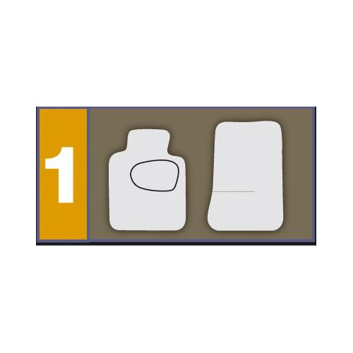 Set completo tappeti per auto in moquette...