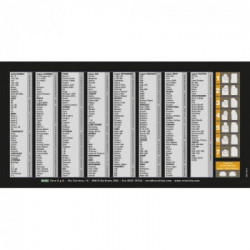 Set completo tappeti per auto in moquette ActualFit 3 - Nero