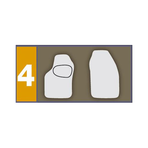 Set completo tappeti per auto in moquette...