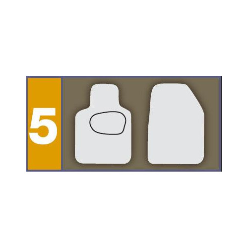 Set completo tappeti per auto in moquette...