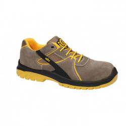 Calzature da lavoro bassa S1P Metal Free misura 44 Beige - Giallo CE EN ISO 20345:2011 Paddle