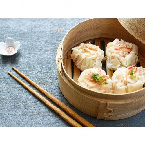 H&H - Cuocivapore Bambù, 3 Pezzi, 18 cm