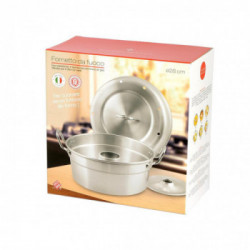 Home - Fornetto Gas con Coperchio, Alluminio, 28 cm