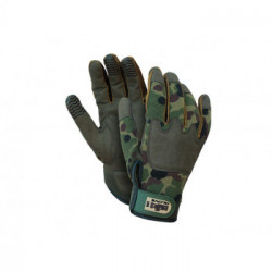 Guanti da lavoro High Tech Army Work&Sport 7325 Mimetico/verde taglia M ConformitÃ  CE EN 420 - Cat. II