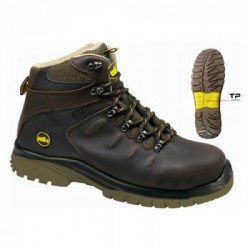 Calzature da lavoro alte S3 SRC 46 Falcon Marrone scuro EN ISO 20345 S3 SRC